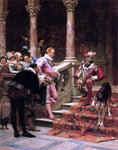  Eduardo Zamacois Y Zabala The Favourite Of The King - Hand Painted Oil Painting