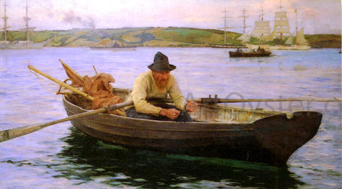  Henry Scott Tuke A Fisherman - Hand Painted Oil Painting
