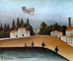  Henri Rousseau The Fishermen and the Biplane - Hand Painted Oil Painting