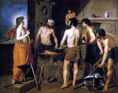  Diego Velazquez The Forge of Vulcan - Hand Painted Oil Painting