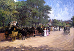  Albert Ludovici The Four-in-Hand, Hyde Park - Hand Painted Oil Painting