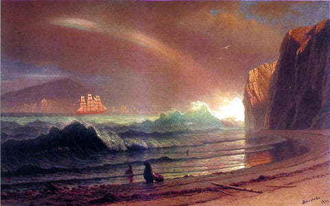  Albert Bierstadt The Golden Gate - Hand Painted Oil Painting