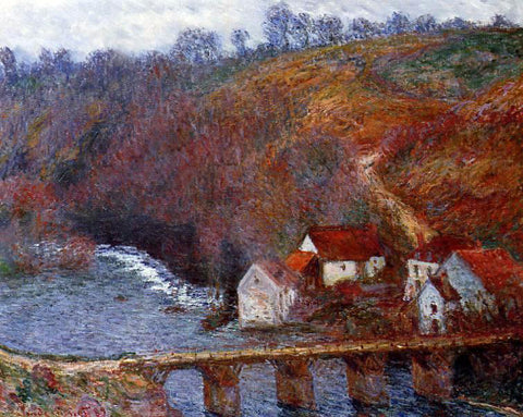  Claude Oscar Monet The Grande Creuse by the Bridge at Vervy - Hand Painted Oil Painting