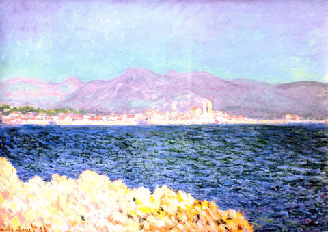  Claude Oscar Monet The Gulf of Antibes - Hand Painted Oil Painting