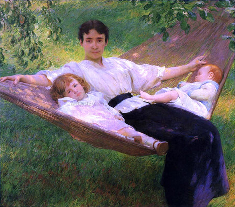  Joseph DeCamp The Hammock - Hand Painted Oil Painting
