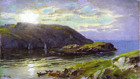  William Trost Richards The Harbor at Monhegan - Hand Painted Oil Painting