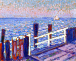  Theo Van Rysselberghe The Jetty - Hand Painted Oil Painting