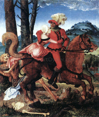  Hans Baldung The Knight, the Young Girl, and Death - Hand Painted Oil Painting