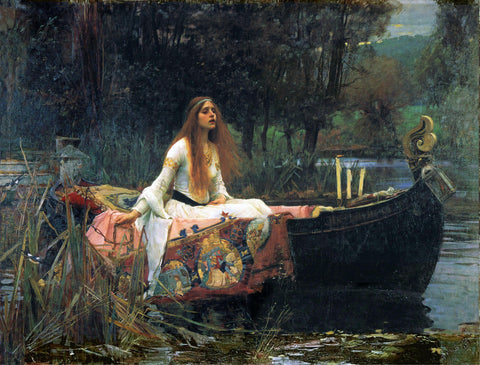  John William Waterhouse A Lady of Shalott - Hand Painted Oil Painting