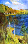  Isaac Ilich Levitan The Lake - Hand Painted Oil Painting
