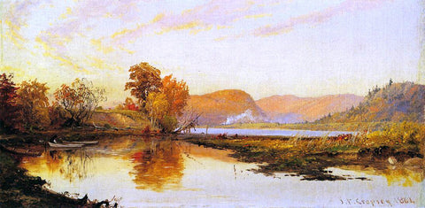  Jasper Francis Cropsey The Lake - Hand Painted Oil Painting