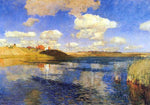  Isaac Ilich Levitan The lake, Russian soil - Hand Painted Oil Painting