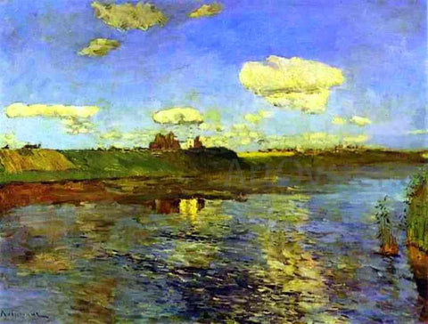  Isaac Ilich Levitan The Lake. Study - Hand Painted Oil Painting