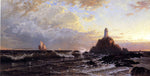  Alfred Thompson Bricher The Lighthouse - Hand Painted Oil Painting