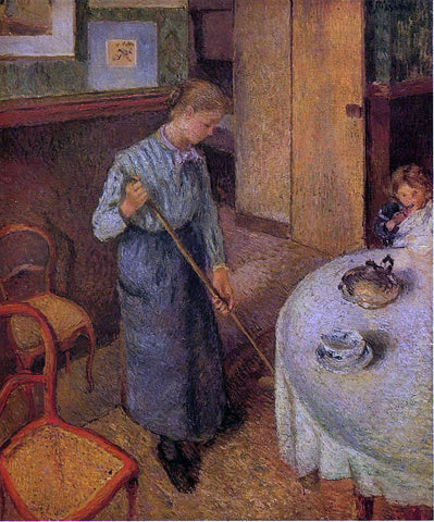  Camille Pissarro The Little Country Maid - Hand Painted Oil Painting