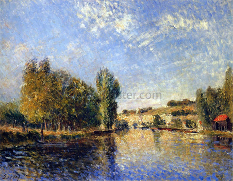  Alfred Sisley The Loing at Moret - Hand Painted Oil Painting