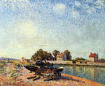  Alfred Sisley The Loing at Saint-Mammes - Hand Painted Oil Painting