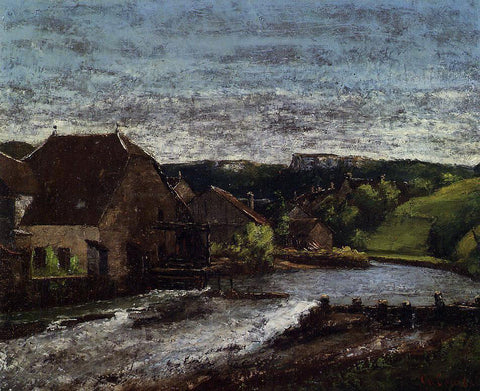 Gustave Courbet The Loue Valley - Hand Painted Oil Painting
