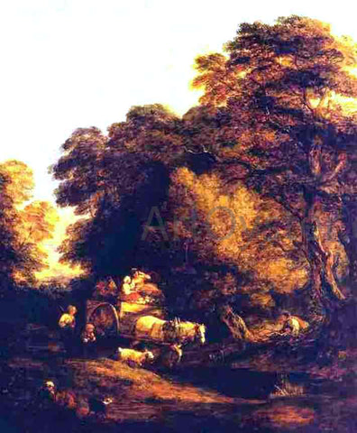  Thomas Gainsborough The Market Cart - Hand Painted Oil Painting