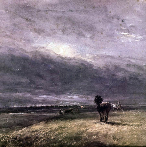  David Cox The Night Train - Hand Painted Oil Painting