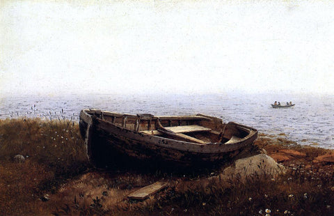  Frederic Edwin Church The Old Boat (also known as The Abandoned Skiff) - Hand Painted Oil Painting