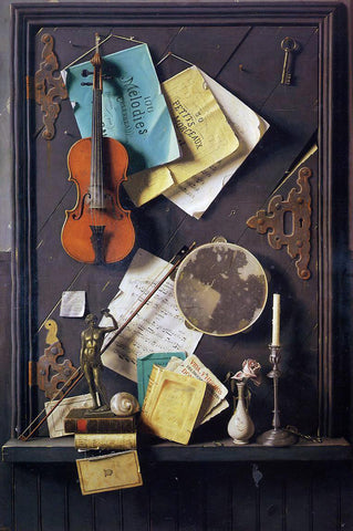  William Michael Harnett The Old Cupboard Door - Hand Painted Oil Painting