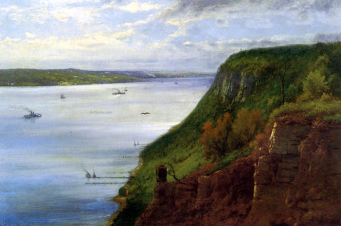  George Inness The Palisaides - Hand Painted Oil Painting