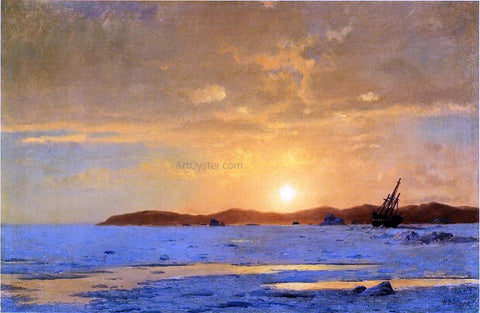  William Bradford The Panther, Icebound - Hand Painted Oil Painting