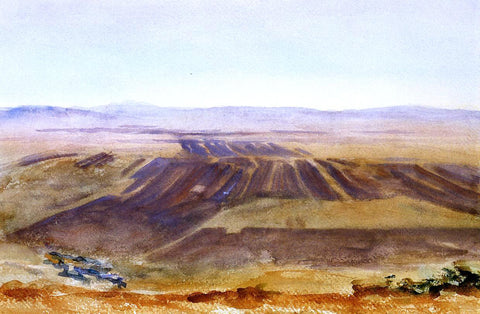  John Singer Sargent The Plains from Nazareth - Hand Painted Oil Painting