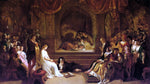  Daniel Maclise The Play Scene from Hamlet - Hand Painted Oil Painting