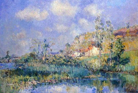  Albert Lebourg The Pond at Eysies - Hand Painted Oil Painting