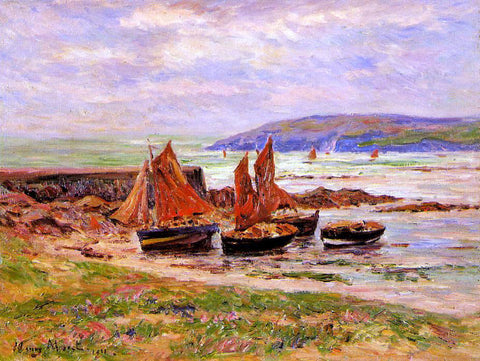  Henri Moret The Port at Loch - Hand Painted Oil Painting