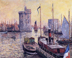  Maxime Maufra The Port of La Rochelle at Twilight - Hand Painted Oil Painting