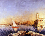  Frank Myers Boggs The Port of Marseille - Hand Painted Oil Painting