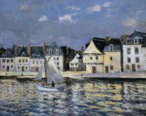  Maxime Maufra The Port of Saint Goustan, Brittany - Hand Painted Oil Painting