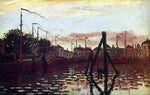  Claude Oscar Monet The Port of Zaandam - Hand Painted Oil Painting