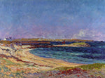  Maxime Maufra The Portivy Beach, Quiberon Peninsula - Hand Painted Oil Painting