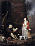  Gabriel Metsu The Poultry Seller - Hand Painted Oil Painting