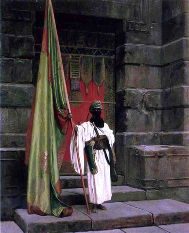 Jean-Leon Gerome The Prophet's Standard (also known as The Standard Bearer) - Hand Painted Oil Painting