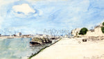  Johan Barthold Jongkind The Quai de Bercy - Hand Painted Oil Painting