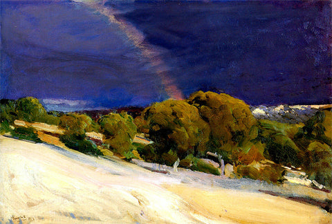  Joaquin Sorolla Y Bastida The Rainbow - Hand Painted Oil Painting