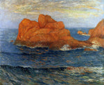  Maxime Maufra The Red Rocks at Belle Ile, Finistere - Hand Painted Oil Painting