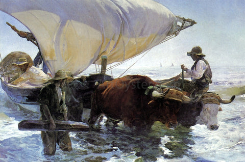  Joaquin Sorolla Y Bastida The Return of the Catch - Hand Painted Oil Painting