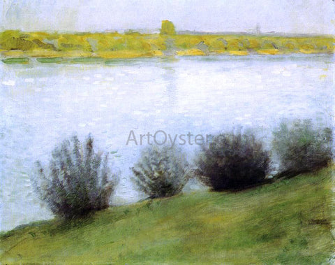  August Macke The Rhine near Herzel - Hand Painted Oil Painting