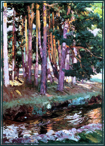  Joaquin Sorolla Y Bastida The River la Reina Valsain - Hand Painted Oil Painting