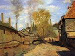  Claude Oscar Monet The Robec Stream, Rouen (also known as Factories at Deville, near Rouen) - Hand Painted Oil Painting