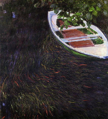  Claude Oscar Monet The Row Boat - Hand Painted Oil Painting