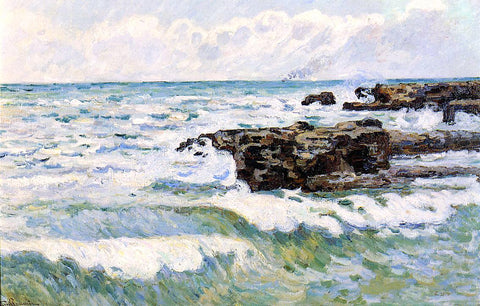  Armand Guillaumin The Sea at Saint-Palais - Hand Painted Oil Painting