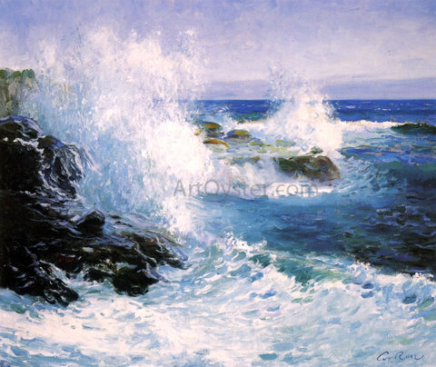  Guy Orlando Rose The Sea View of Cliffs - Hand Painted Oil Painting
