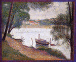  Georges Seurat The Seine at La Grande Jatte in the Spring - Hand Painted Oil Painting